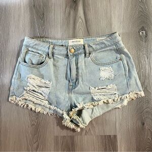 PacSun Ripped Jean Shorts